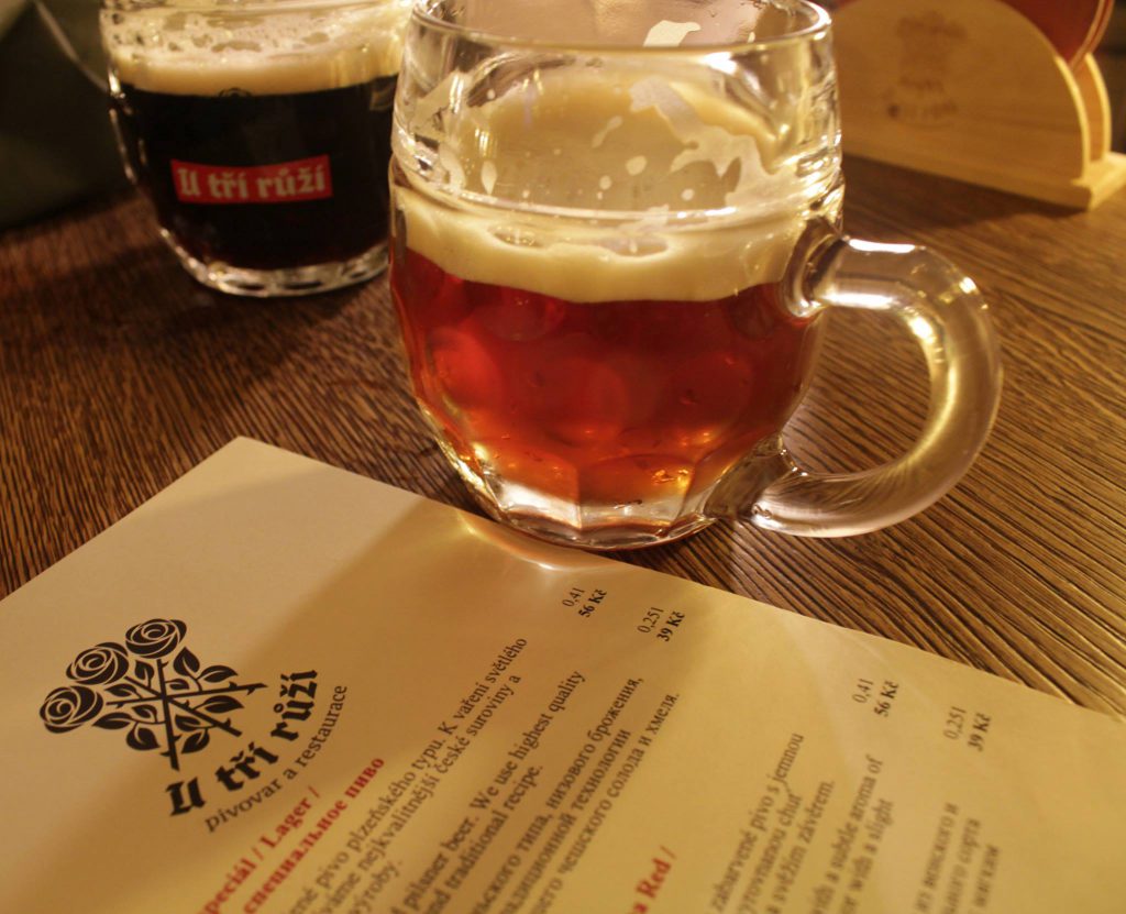 Beer Tour Praga República Tcheca Pivovar U Tří Růží